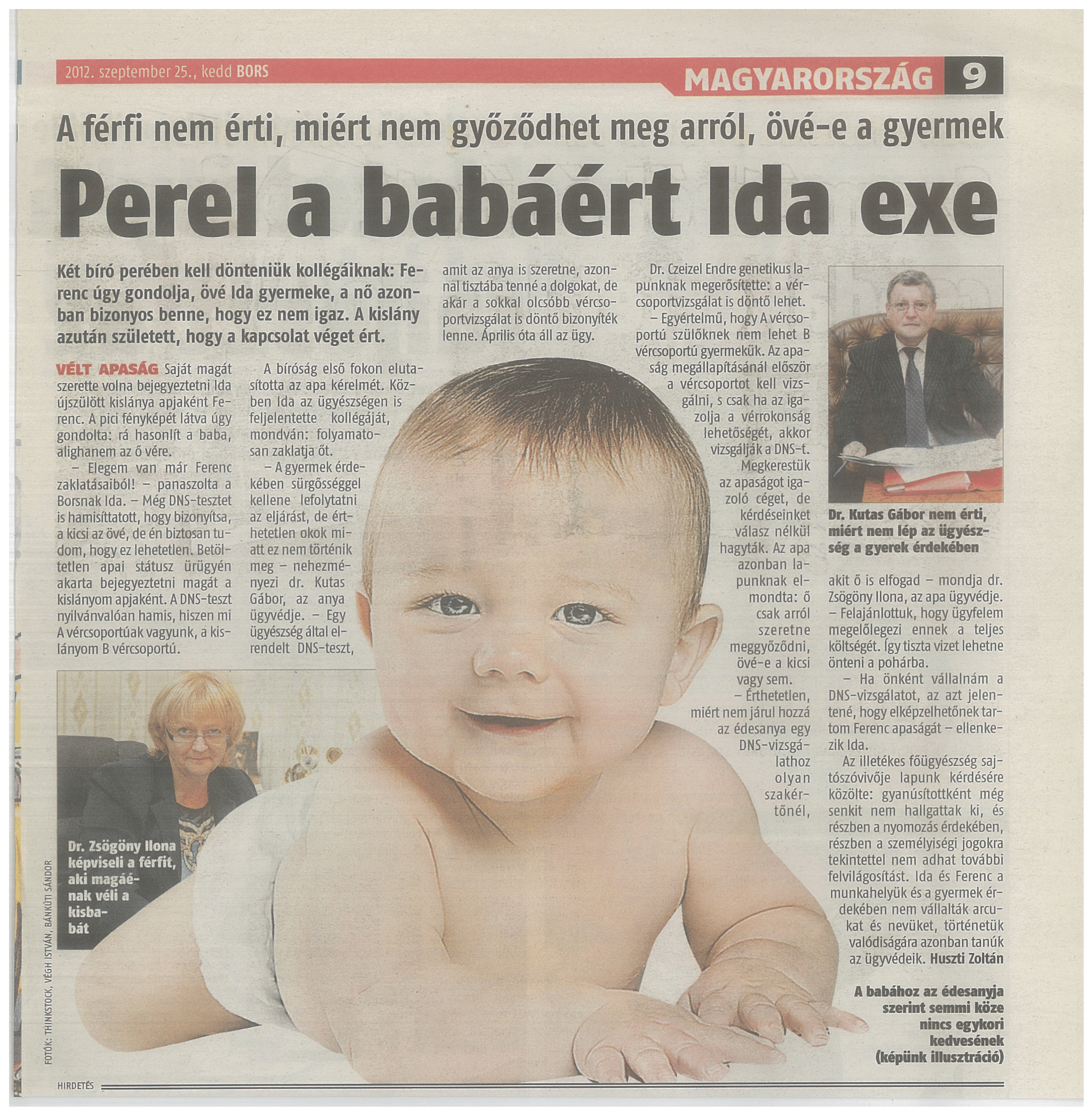 Perel a babáért Ida exe